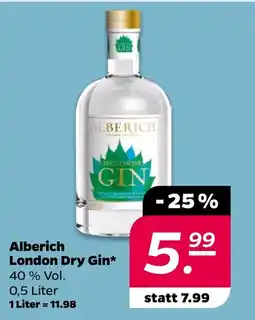 Netto Alberich London Dry Gin Angebot
