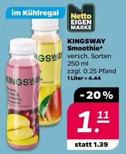 Netto Kingsway Smoothie Angebot