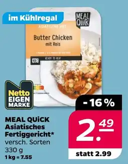 Netto MEAL QUICK Asiatisches Fertiggericht Angebot