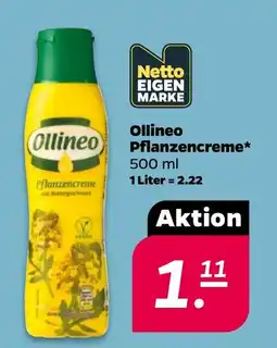 Netto Ollineo Pflanzencreme Angebot