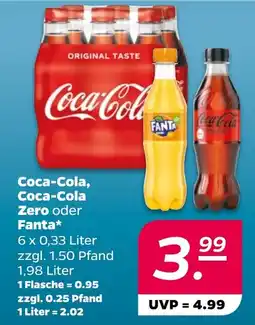 Netto Coca-Cola, Coca-Cola Zero oder Fanta* Angebot