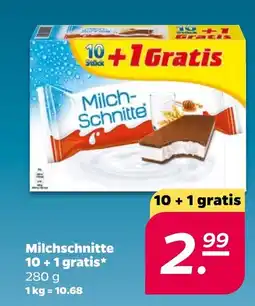 Netto Milch-Schnitte Angebot