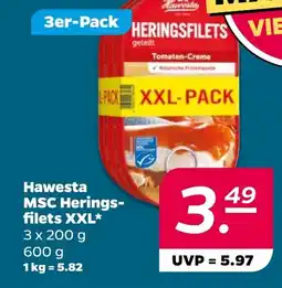 Netto Hawesta MSC Heringsfilets XXL Angebot