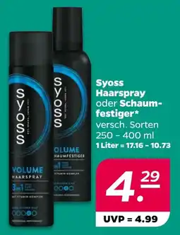 Netto Syoss Haarspray oder Schaumfestiger Angebot