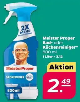 Netto Meister Proper Bad- oder Küchenreiniger Angebot