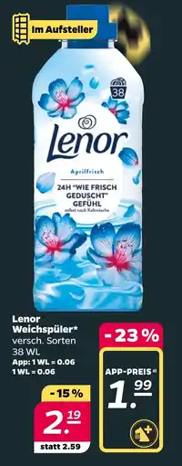 Netto Lenor Weichspüler Angebot