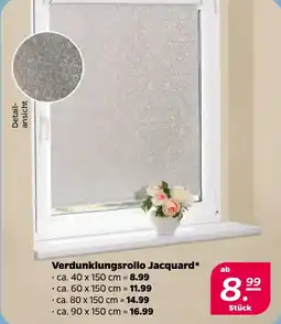 Netto Verdunklungsrollo Jacquard* Angebot