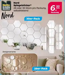 Netto Nord Spiegelsticker* Angebot