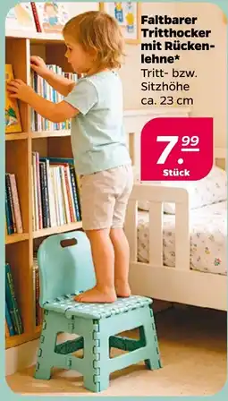 Netto Faltbarer Tritthocker mit Rückenlehne* Angebot
