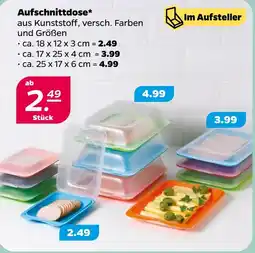 Netto Aufschnitt-dose* aus Kunststoff Angebot