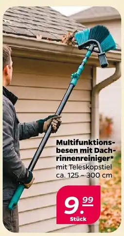 Netto Multifunktionsbesen mit Dachrinnenreiniger* Angebot