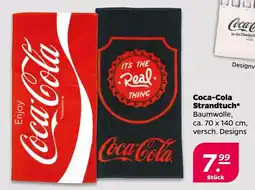 Netto Coca-Cola Strandtuch Angebot