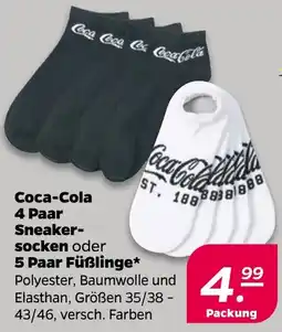 Netto Coca-Cola Sneaker-socken oder Füßlinge Angebot