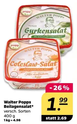 Netto Walter Popp's Beilagensalat* Angebot