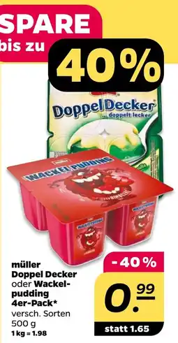 Netto müller Doppel Decker oder Wackelpudding Angebot