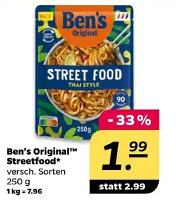 Netto Ben's Original Streetfood Angebot