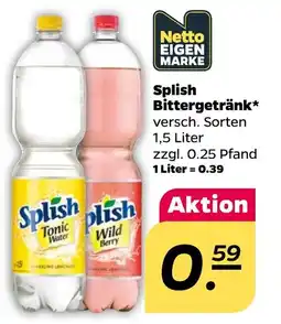 Netto Splish Bittergetränk Angebot