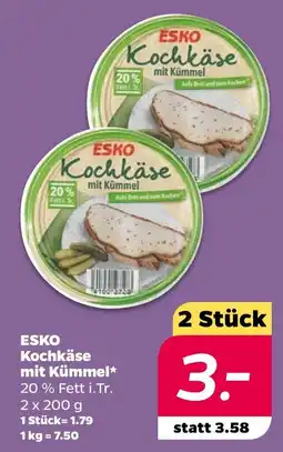 Netto ESKO Kochkäse mit Kümmel Angebot