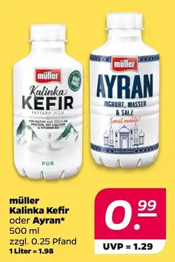 Netto müller Kalinka Kefir oder Ayran Angebot