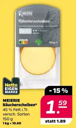 Netto MEIERIE Räucherscheiben Angebot