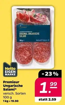 Netto Premieur Ungarische Salami Angebot