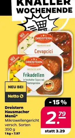 Netto Dreistern Hausmacher Menü* Angebot