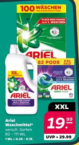 Netto Ariel Waschmittel* Angebot