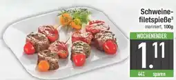 E-Center Schweinefiletspieße Angebot