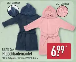 Aldi Nord LILY & DAN Plüschbademantel Angebot