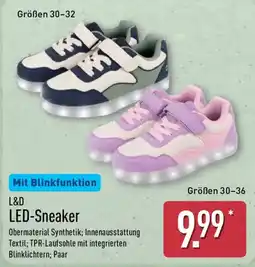 Aldi Nord L&D LED-Sneaker Angebot