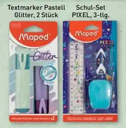 Aldi Nord Textmarker Pastell Glitter, 2 Stück Angebot