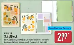 Aldi Nord EXPERTIZ Spiralblock Angebot