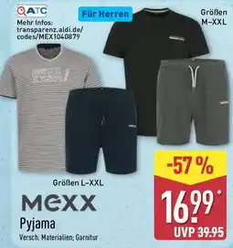 Aldi Nord MEXX Pyjama Angebot