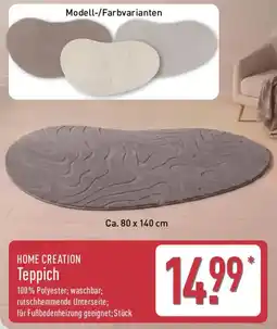 Aldi Nord HOME CREATION Teppich Angebot