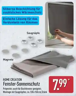 Aldi Nord HOME CREATION Fenster-Sonnenschutz Angebot