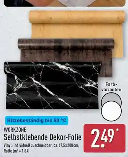 Aldi Nord WORKZONE Selbstklebende Dekor-Folie Angebot