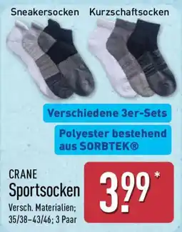 Aldi Nord CRANE Sportsocken Angebot