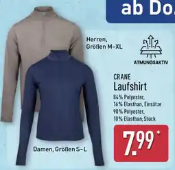 Aldi Nord CRANE Laufshirt Angebot