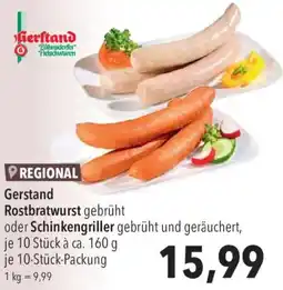 CITTI Markt Gerstand Rostbratwurst Angebot
