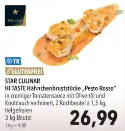 CITTI Markt STAR CULINAR HI TASTE Hähnchenbruststücke „Pesto Rosso“ Angebot