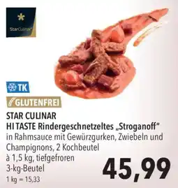 CITTI Markt STAR CULINAR HI TASTE Rindergeschnetzeltes „Stroganoff“ Angebot