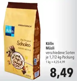 CITTI Markt Kölln Schoko Hafer-Müsli Angebot