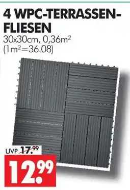 Wreesmann 4 wpc-terrassenfliesen Angebot