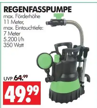 Wreesmann Regenfasspumpe Angebot