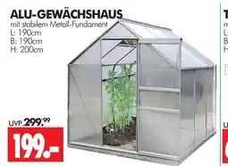 Wreesmann Alu-gewächshaus Angebot