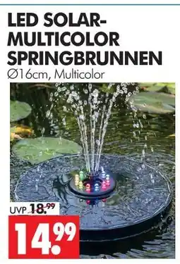 Wreesmann Led solar-multicolor springbrunnen Angebot