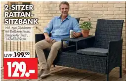Wreesmann 2-sitzer rattan-sitzbank Angebot