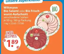 V Markt Wiltmann bio salami Angebot