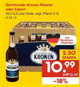 Netto Marken-Discount Dortmunder kronen pilsener oder export Angebot