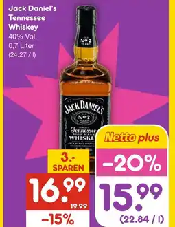 Netto Marken-Discount Jack daniel's tennessee whiskey Angebot